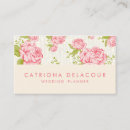 Buscar diseño floral del vintage tarjetas de visita Para ella