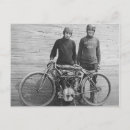 Buscar motociclista postales Vintage