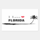 Buscar la florida rectangulares pegatinas América