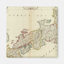 Buscar mapa de japón imanes Coloreado