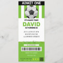 Buscar deportivo invitaciones de cumpleaños Boleto de fútbol