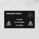 Buscar diablo tarjetas de visita Gótico