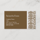 Buscar chocolate blanco tarjetas de visita Damasco