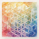 Buscar geometría sagrada posavasos Flor