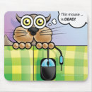 Buscar gato del dibujo animado alfombrillas de raton Ratón