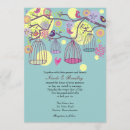Buscar jaulas de pájaros invitaciones Azul