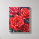 Buscar flores rojas lienzos Floral