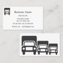 Buscar transporte tarjetas de visita Carga