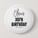 Buscar 30 cumpleaños chapas General y unisex