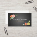 Buscar teacher tarjetas de visita Floral