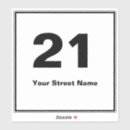 Buscar números grandes pegatinas 9 º baliza