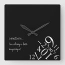 Buscar a cuadros blanco y negro relojes de pared Para todos