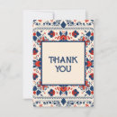 Buscar rojo blanco azul tarjetas Floral