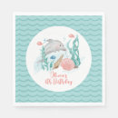 Buscar delfín servilletas Bajo el mar