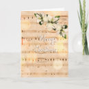 Buscar partitura musical tarjetas Vintage