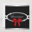 Buscar metal rojo invitaciones Plata