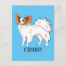 Buscar perro de la mariposa postales General y unisex