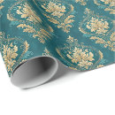 Buscar azul verdoso papel de regalo Elegante