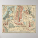 Buscar mapa físico posters Litografiado