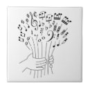 Buscar notas musicales azulejos Flores