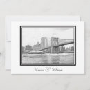 Buscar brooklyn invitaciones Blanco y negro