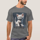 Buscar foto divertida del gato camisetas Papá