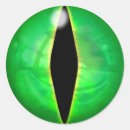 Buscar ojo verde pegatinas Místico