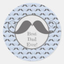Buscar el mejor bigote pegatinas Mejor padre nunca