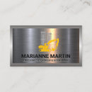 Buscar aluminio cepillado tarjetas de visita Metalizado