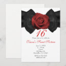 Buscar cintas rojas invitaciones Elegante