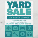 Buscar venta de garaje flyers Evento