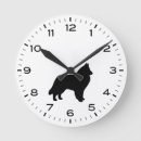 Buscar pastor relojes de pared Perros