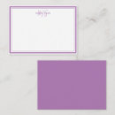 Buscar lavanda tarjetas e invitaciones Monograma