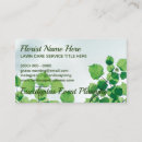 Buscar hiedra tarjetas de visita Hoja