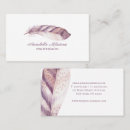 Buscar plumas la acuarela de tarjetas de visita Profesional