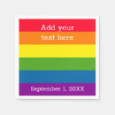 Buscar bandera del orgullo gay servilletas Lesbiana