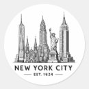 Buscar monumentos pegatinas Ciudad de nueva york