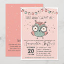 Buscar búho invitaciones Futura madre