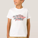 Buscar palabra infantil camisetas Rojo