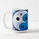 Buscar símbolo de yang del yin tazas Blanco