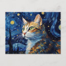 Buscar pinturas del gato del vintage postales Gatitos