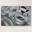 Buscar arte óptico puzzles Negro y blanco