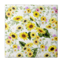 Buscar sunflower azulejos Acuarela