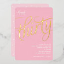 Buscar invitaciones 30 cumpleaños Moda