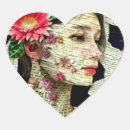 Buscar collage corazon pegatinas Flores