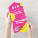 Buscar hot pink wedding invitaciones Neón