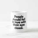 Buscar ojos cerrados tazas Para todos