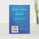 Buscar equipo de natación tarjetas Saludo