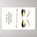 Buscar salón de belleza posters Oro