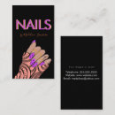 Buscar nail tech tarjetas de visita Belleza